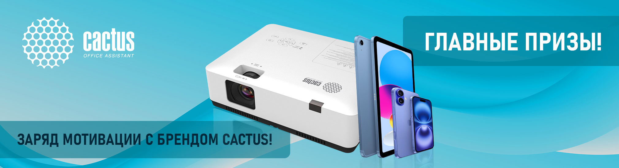 Заряд мотивации с брендом Cactus!